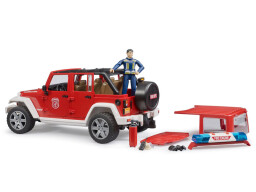 Bruder Jeep Wrangler Hasičské auto s figurko 1:16 